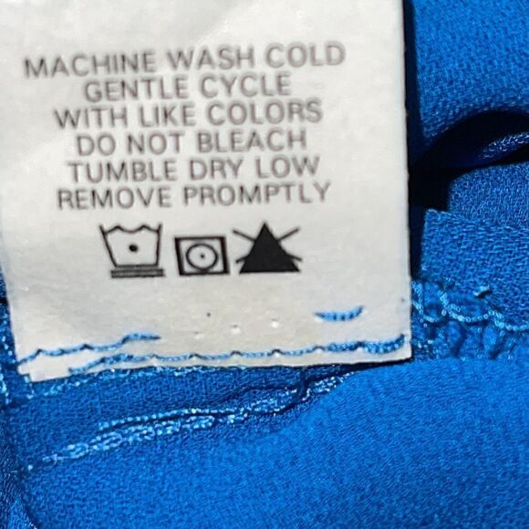 Three Eighty Two Thompson Romper womens Size Small off the shoulder lagoon Blue - Picture 7 of 7